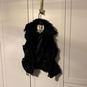 Patrizia Luca rabbit hair vest